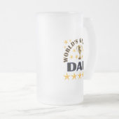 Die größten Vater-Trophäen der Welt Mattglas Bierglas (VorderseiteRechts)