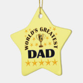 Die größten Vater-Trophäen der Welt Niedlich Weihn Keramik Ornament (Links)