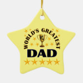 Die größten Vater-Trophäen der Welt Niedlich Weihn Keramik Ornament (Hinten)