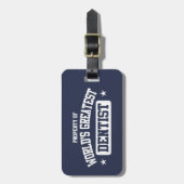 Die größten Zahnärzte der Welt Gepäckanhänger (Vorderseite vertikal)