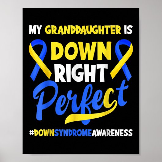 Die Großtochter hat das perfekte Down-Syndrom Poster (Vorne)