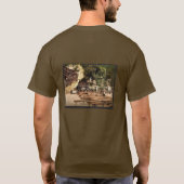 Die Grotte von Notre Dame, Lourdes, Pyrenäen, T-Shirt (Rückseite)