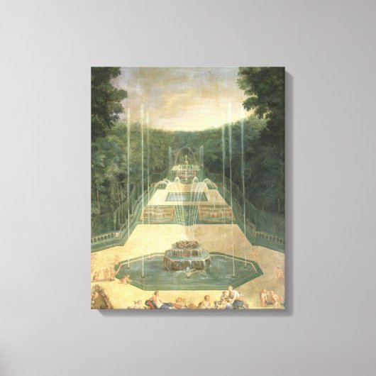 Die Grotten von Versailles Leinwanddruck (Vorderseite)