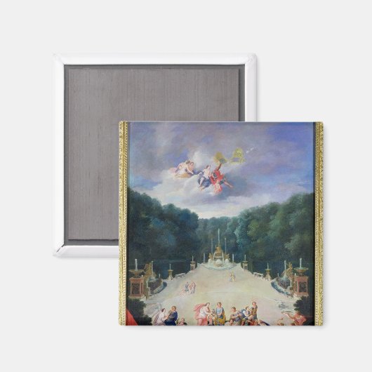 Die Grotten von Versailles Magnet (Vorderseite/Rückseite)