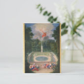 Die Grotten von Versailles mit Mars Postkarte (Stehend Vorderseite)