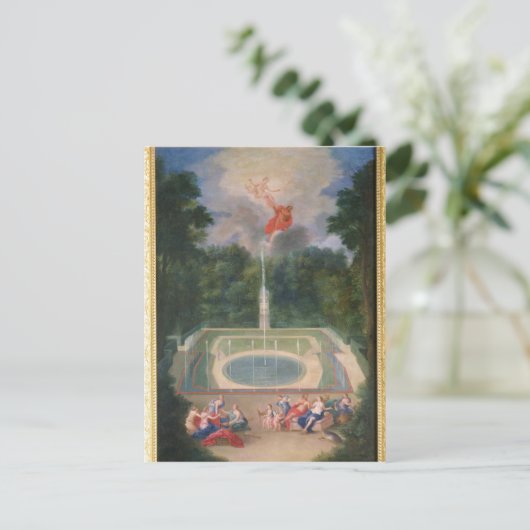 Die Grotten von Versailles mit Mars Postkarte (Stehend Vorderseite)