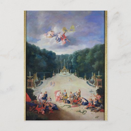 Die Grotten von Versailles Postkarte (Vorderseite)
