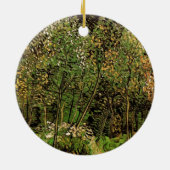 Die Grove von Vincent van Gogh Keramikornament (Hinten)