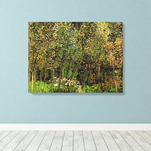Die Grove von Vincent van Gogh Leinwanddruck (Insitu (Holzboden))