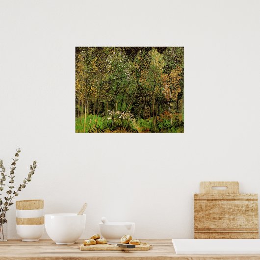 Die Grove von Vincent van Gogh Poster (Küche)
