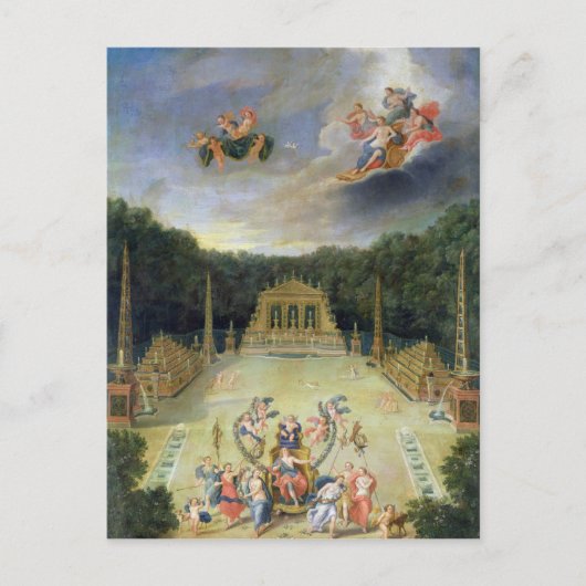 Die Groves von Versailles. Arc de Triomphe Postkarte (Vorderseite)