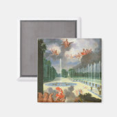 Die Groves von Versailles. Sicht auf den Drachenpo Magnet (Vorderseite/Rückseite)