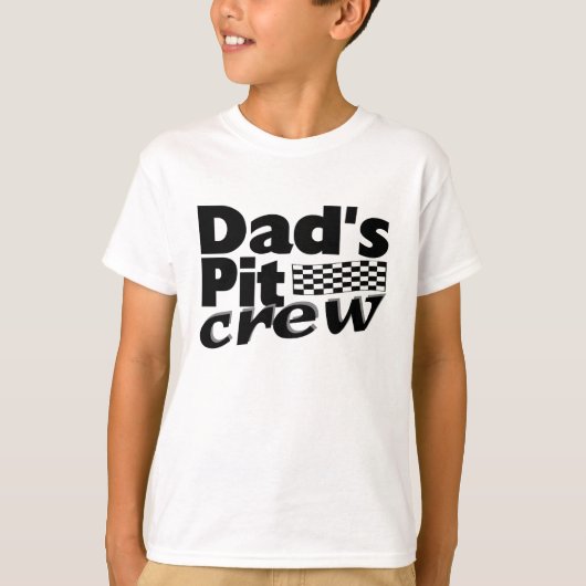 Die Gruben-Crew des Vaters T-Shirt (Vorderseite)
