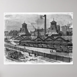 Die Gruben von St Pierre u. von St Paul an Le Poster