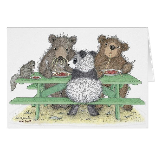 Die Gruffies® Karte (Vorderseite (Horizontal))