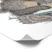 Die Gruffies® Wall Art Poster (Ecke)