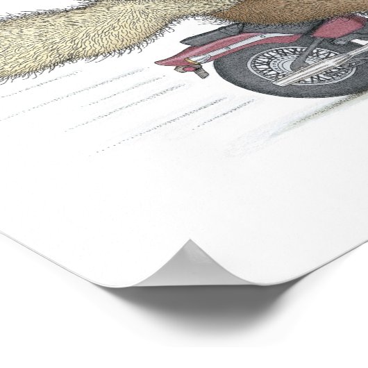 Die Gruffies® Wall Art Poster (Ecke)