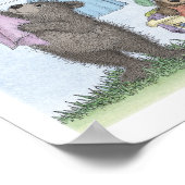 Die Gruffies® Wall Art Poster (Ecke)