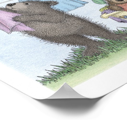 Die Gruffies® Wall Art Poster (Ecke)