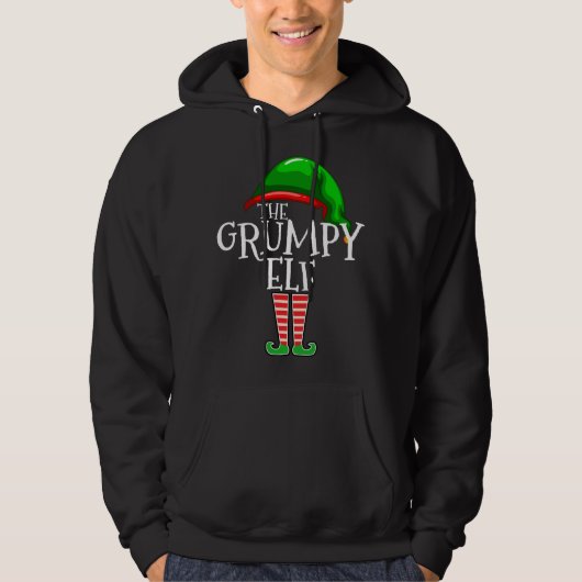 Die Grumpy Elf Familie passt Weihnachtsgeschenke F Hoodie (Vorderseite)