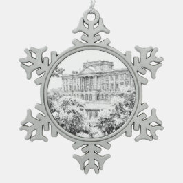 Die Gründe in Pemberley - Schneeflocken Zinn-Ornament