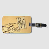 Die Gründerväter ersticken Protestkunst Gepäckanhänger (Vorderseite (Horizontal))