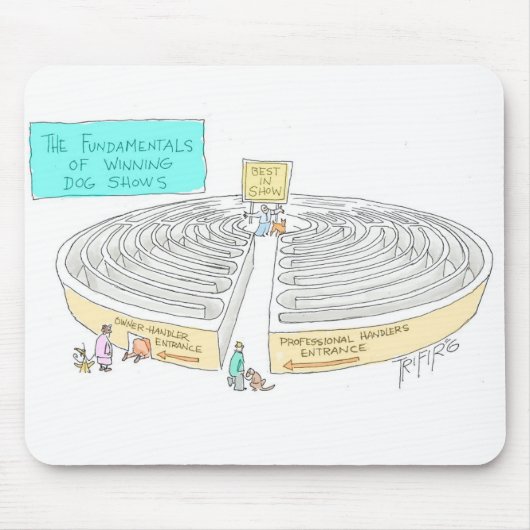 Die GRUNDLAGEN der Hundeshowe - MOUSEPAD (Vorne)