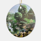Die Grundlagen des Schlosses Blarney Keramik Ornament (Links)