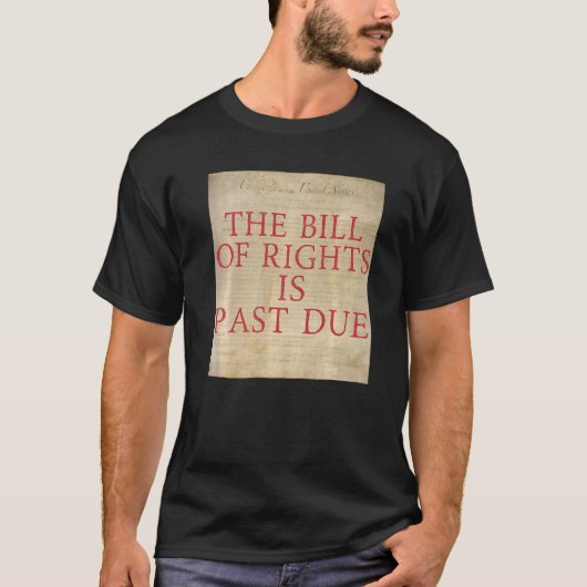 Die Grundrechtecharta ist überfällig durch grafisc T-Shirt (Vorderseite)