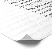 Die Grundrechtecharta Poster (Ecke)