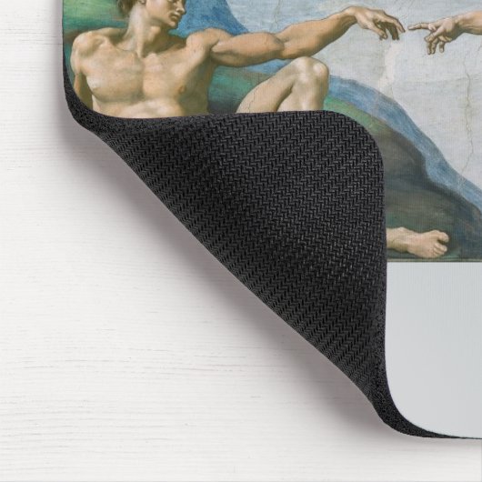 Die Gründung Adams (um 1511) | Michelangelo Mousepad (Ecke)