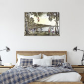 Die Gründung Australiens durch Capt Arthur Leinwanddruck (Insitu (Schlafzimmer))