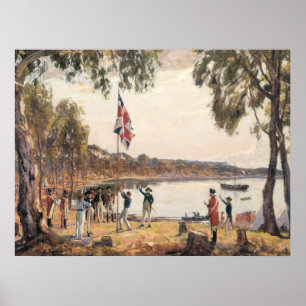Die Gründung Australiens, Poster