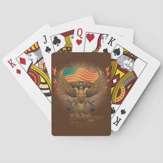 Die Gründung Spielkarten (Rückseite)