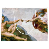 Die Gründung von Adam, Michelangelo Große Geschenktüte (Rückseite)