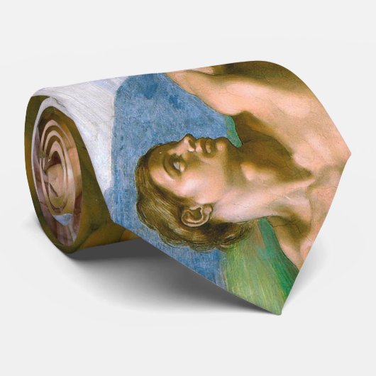 Die Gründung von Adam, Michelangelo Krawatte (Gerollt)