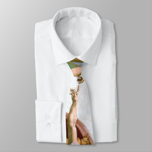 Die Gründung von Adam, Michelangelo Krawatte (Gebunden)