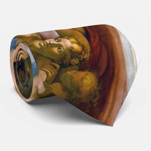 Die Gründung von Adam, Michelangelo Krawatte (Gerollt)