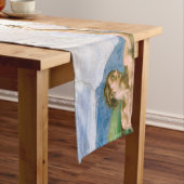 Die Gründung von Adam, Michelangelo Kurzer Tischläufer (Beispiel)