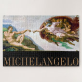 Die Gründung von Adam, Michelangelo Puzzle (Horizontal)