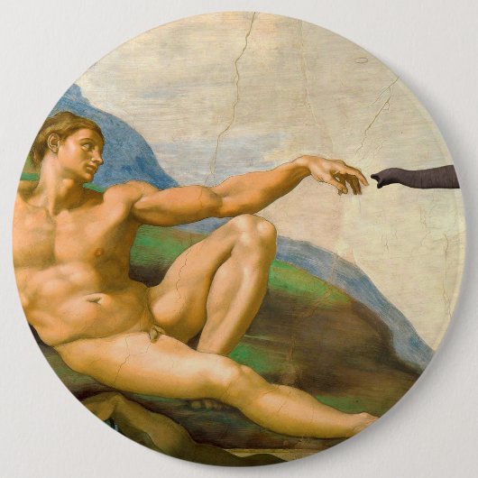 Die Gründung von Adam Parody Button (Vorderseite)