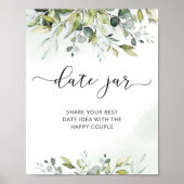 Die Grüne datiert die Ideen der Nacht. Date Jar Br Poster (Vorne)