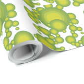 Die Grüne der 70er Jahre Geschenkpapier (Rolleneckpunkt)