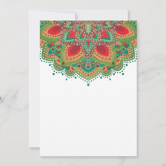 Die grüne einladung (Rückseite)