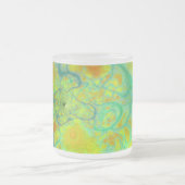 Die grüne Erde - aquamarin u. Goldgezeiten Mattglastasse (Mittel)