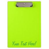 Die grüne Farbe des elektrischen Kalks ist für den Klemmbrett (Vorderseite)