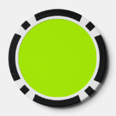 Die grüne Farbe des elektrischen Kalks ist für den Pokerchips (Rückseite)