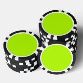 Die grüne Farbe des elektrischen Kalks ist für den Pokerchips (Stapel)