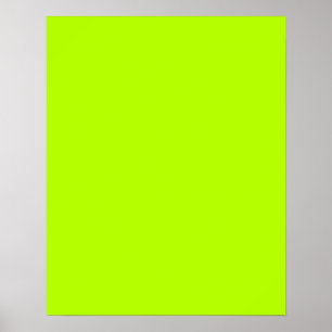 Die grüne Farbe des elektrischen Kalks ist für den Poster