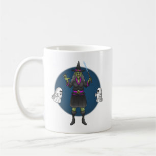 Die grüne Hexe und die Geister Kaffeetasse